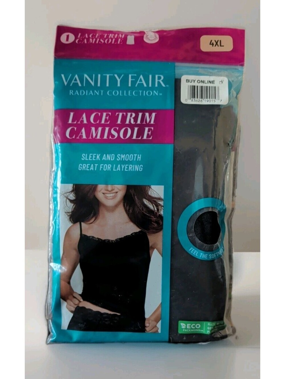 4XL Lace Trim Camisole-By Vanity Fair Radiant Collection-Sleek And Smooth